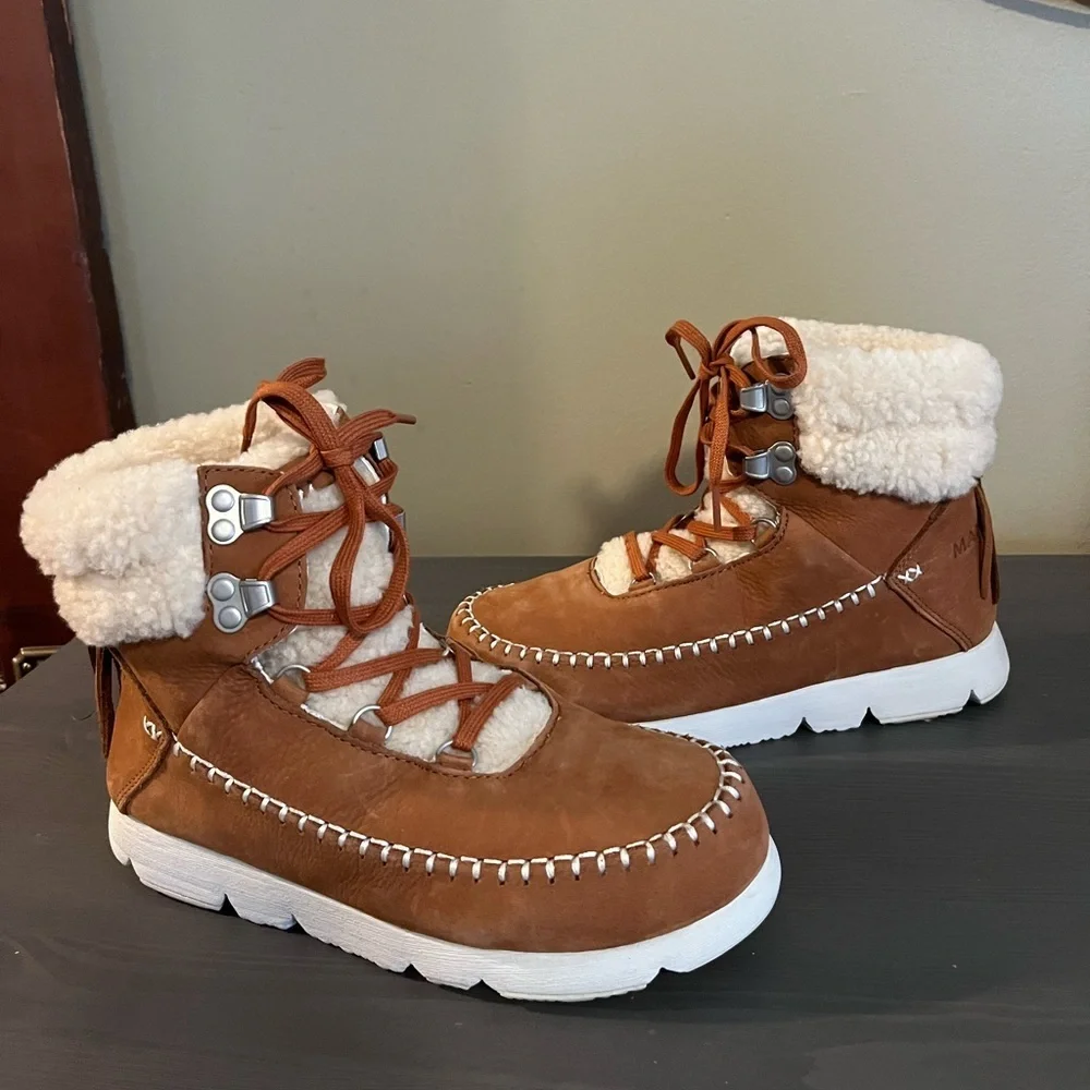 Manitobah Pacific Hiker Waterproof Leather Boots NEW